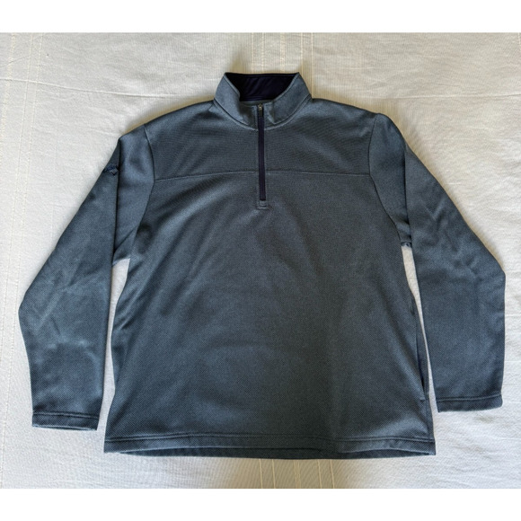 Callaway Men's Blue Quarter Zip Sweater with Pockets Size XL - Picture 3 of 7